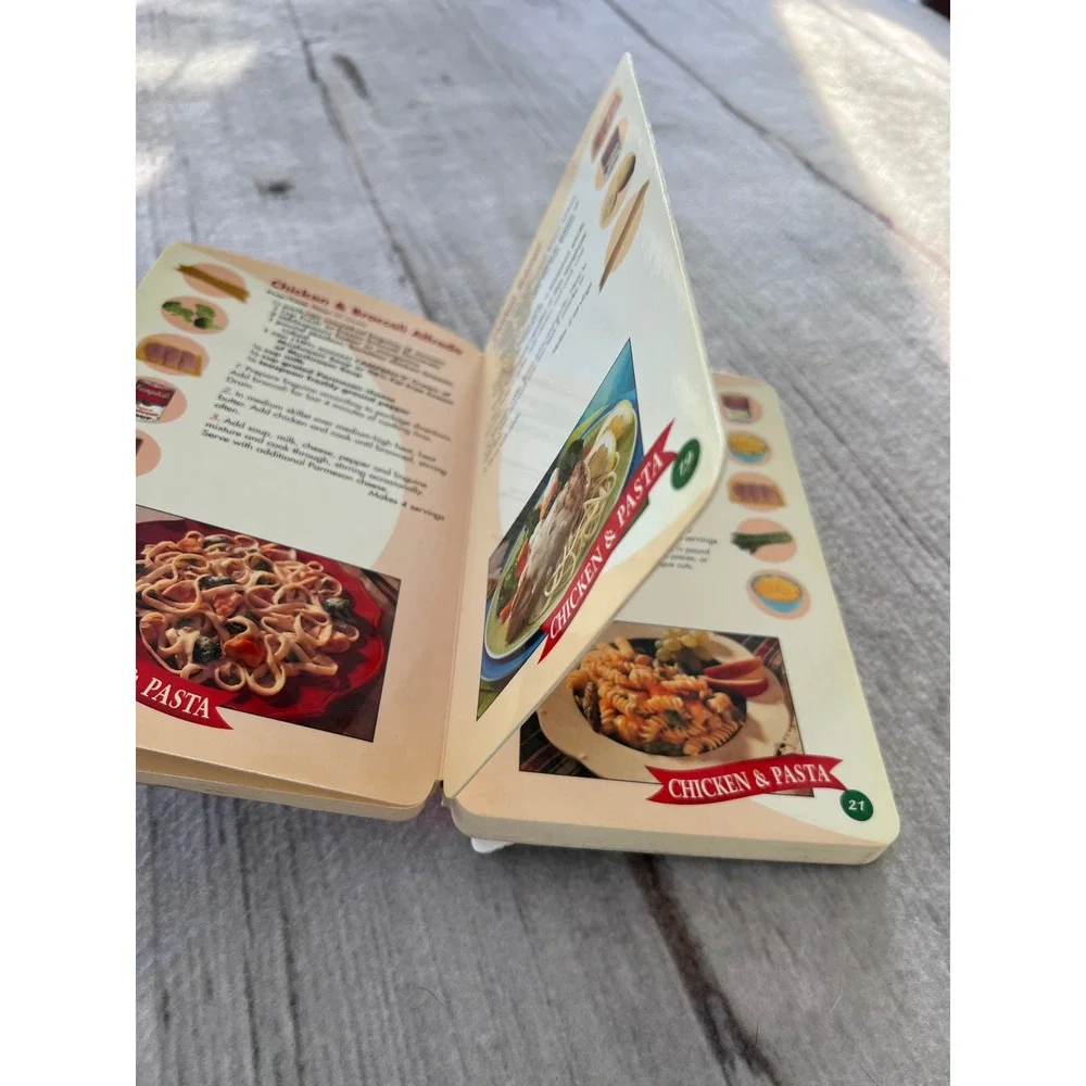 Campbell's‎ 1-2-3 Dinner Cookbook Can Shaped Recipes Cardboard Pages